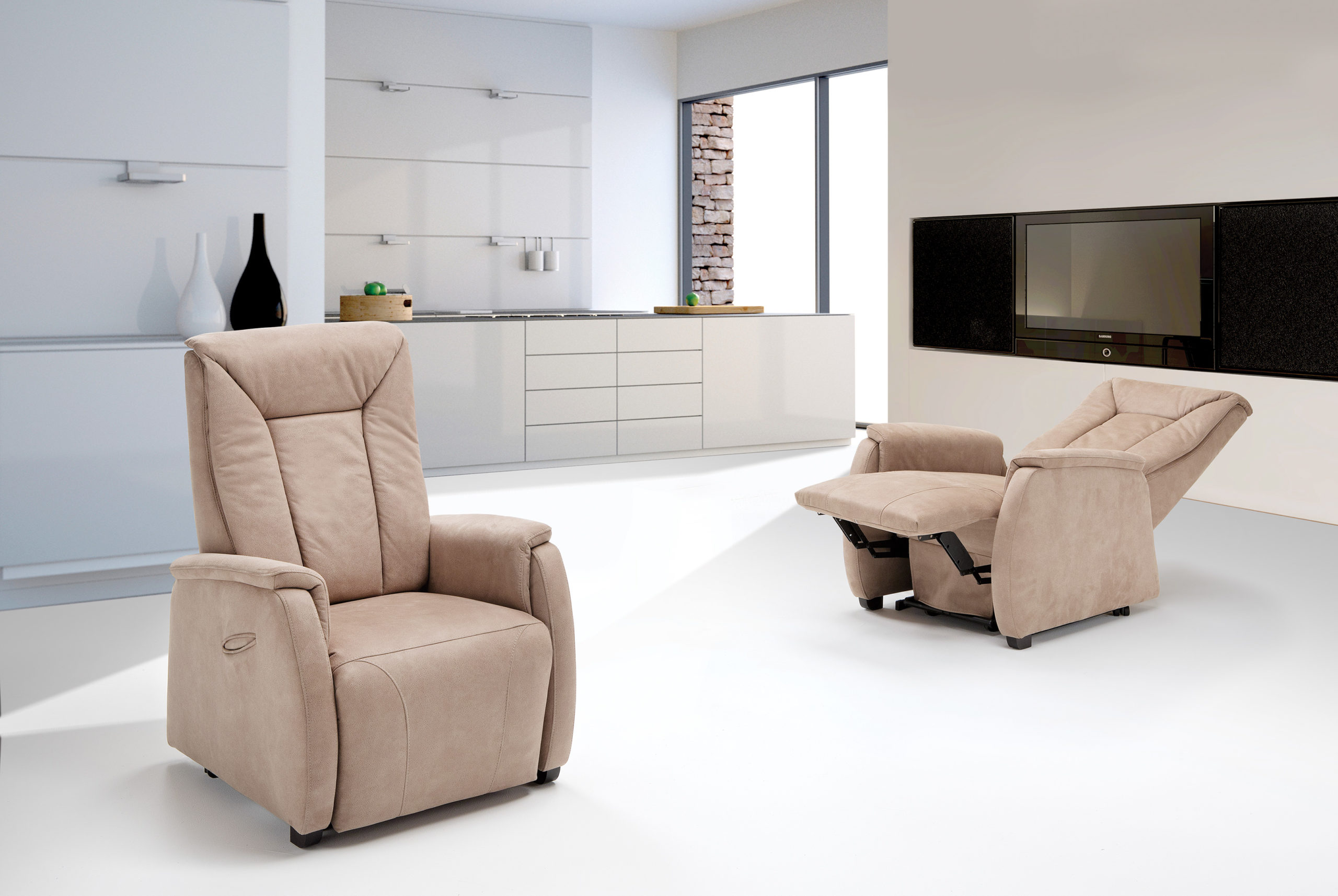 Atene, poltrona relax alzapersona - Spazio Relax